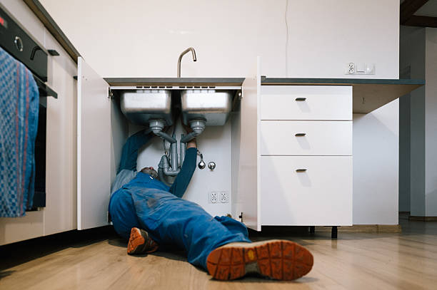 Professional Drain Cleaning technician working in Avon, CT